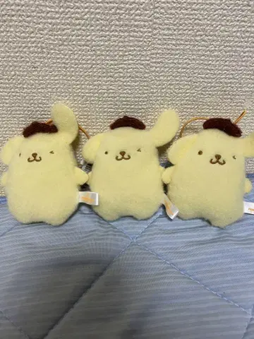 산리오 포근포근 와펜 컬렉션 폼폼푸딩 3개 세트