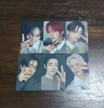 ENHYPEN 요이 내일 기념 트레이딩 카드 럭키 드로우 유니버셜 6장