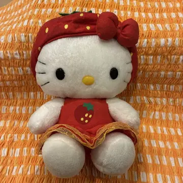 지역 한정 키티 도치기 한정 딸기 키티 헬로키티 봉제 인형