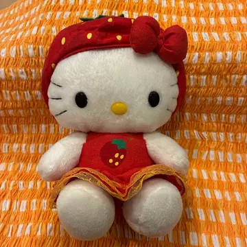 지역 한정 키티 도치기 한정 딸기 키티 헬로키티 봉제 인형