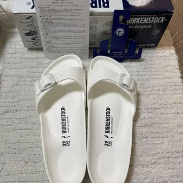 BIRKENSTOCK 마드리드 EVA 화이트 샌들 39