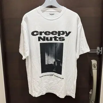 Creepy Nuts 도쿄돔 라이브 티셔츠 화이트 M
