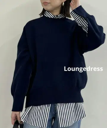 [ Loungedress ] 소매 ZIP 니트