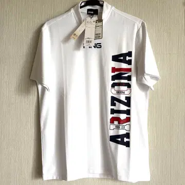 미사용 PING 핑 모크넥 셔츠 종이 택 L 사이즈 애리조나 반팔
