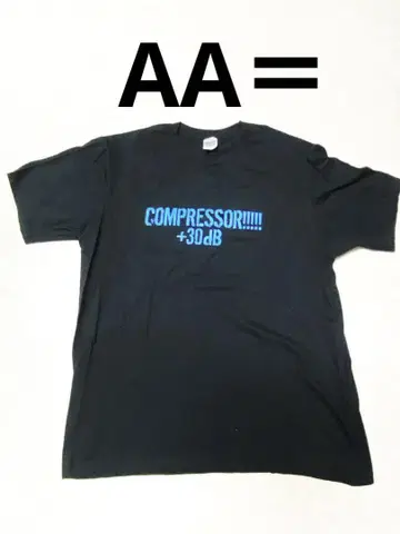 AA= 티셔츠 XL 우에다 타케시 블랙