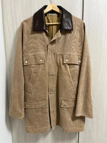 AURALEE Washed Canvas Hunting Blouson