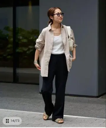 [ 새상품 ] 프레임워크 세미 플레어 팬츠 38 블랙