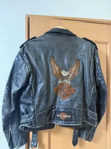 80 90s Schott USA제 바이크 택 HarleyDavidson