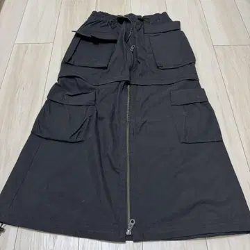 LAGUAGEM 블랙 롱 스커트