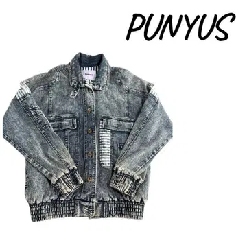 [ 새상품급 ] PUNYUS 여성용 데님 자켓 오버 사이즈