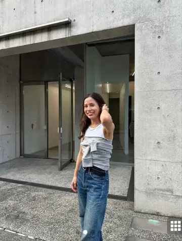 MEME Wrap Me 스웨트 탑 그레이