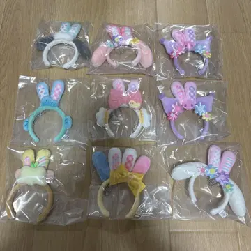 산리오 시크릿 미니 머리띠 세트