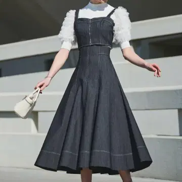 And Couture 2way 데님 셋업 워시드 데님