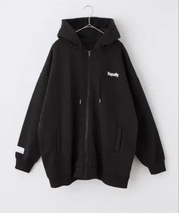 블랙 후드 부착 후드티
