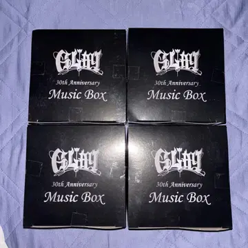 GLAY 30주년 기념 뮤직박스 GIGO 4개