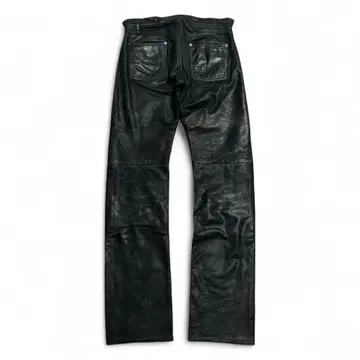 ABAHOUSE long cow leather pants Y2K swag