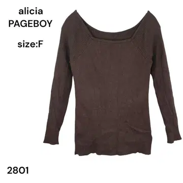 alicia PAGEBOY 알리시아 페이지 보이 셔츠 상의 F