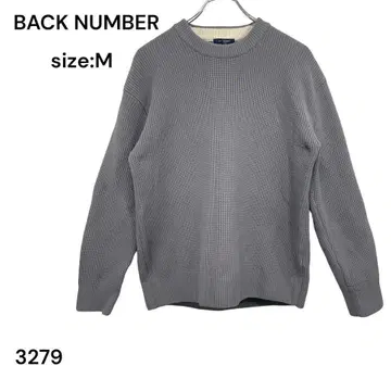 BACK NUMBER 백넘버 니트 상의 M 폴리에스테르