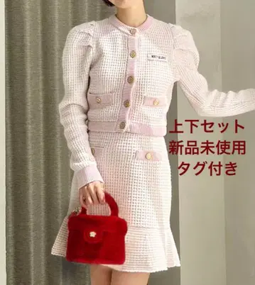 [ LILY BROWN x MARY QUANT ] 트위드 니트 셋업