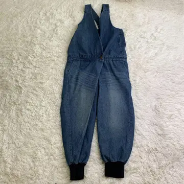 안티카 데님 오버롤 크로스 디자인
