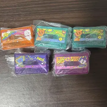 BT21 가챠가챠 카세트 테이프 참 5개 세트
