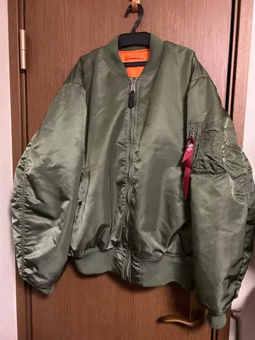 MA-1 스타일 자켓 2XLARGE 올리브