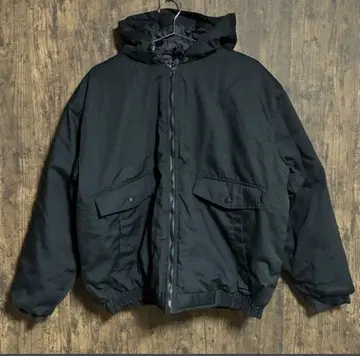 WFS Cotton Insulated Hood Jacket Black