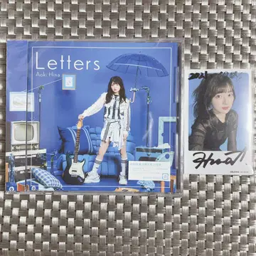 아오키 히나 Letters 앨범 CD 친필 사인 폴라로이드 특전 포함