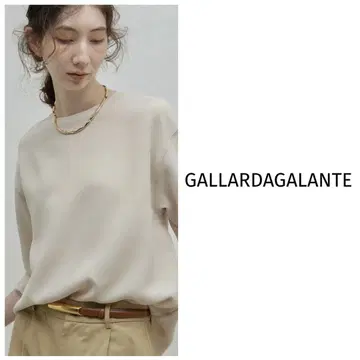 새상품급 GALLARDAGALANTE 백슬릿 블라우스T