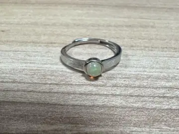 실버 오팔 반지