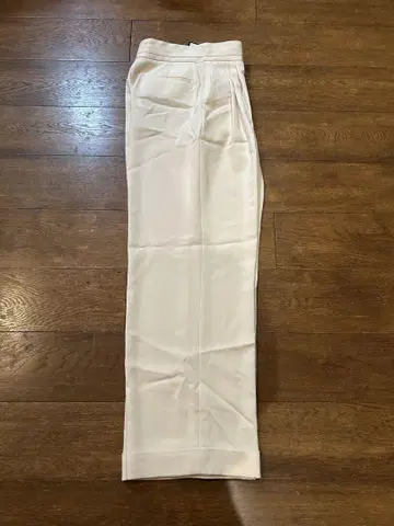 SINME 화이트 와이드 팬츠