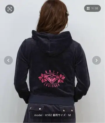 ROXY MANA 집업 후드티 M 네이비