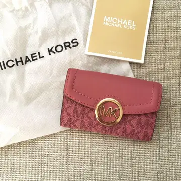 새상품 마이클코어스 MICHEAL KORS 핑크 키케이스