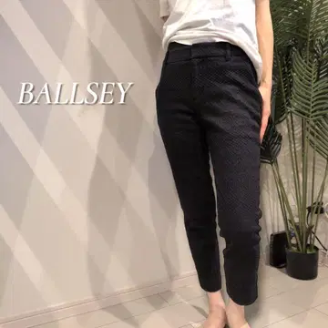BALLSEY 직조 무늬 앵클 기장 캐주얼 팬츠 사이즈 34