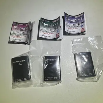 DEATH NOTE 콩가챠 도서 1권 4권 6권 세트