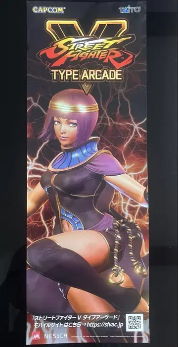 스트리트 파이터 V 단책 포스터 메나토 CAPCOM