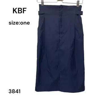 KBF 롱 네이비 허리밴딩 스커트