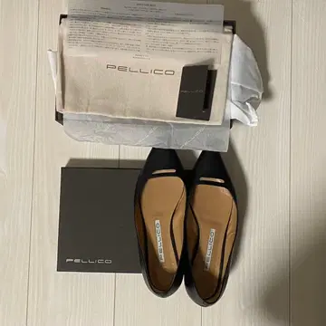 PELLICO 블랙 펌프스 38 ANIMA 아넬리