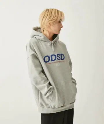 ODSD 그레이 후드 부착 후드티