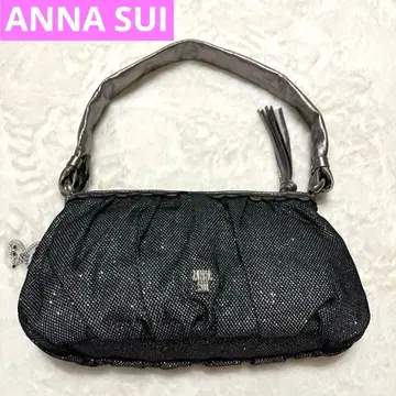 [ 안나수이 ] ANNASUI 숄더백 참 포함 라메 메쉬 y2k