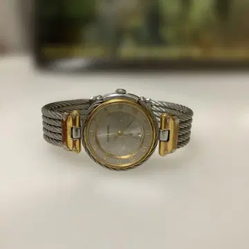 실버 골드 쿼츠 손목시계