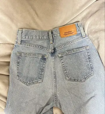 MOUSSY MVS L 라이트 블루 플레어 데님 팬츠 25inch