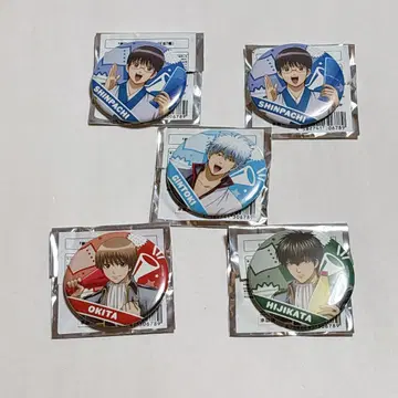 은혼 로손 스토어100 트레이딩 캔뱃지 긴토키 오키타 히지카타 신파치