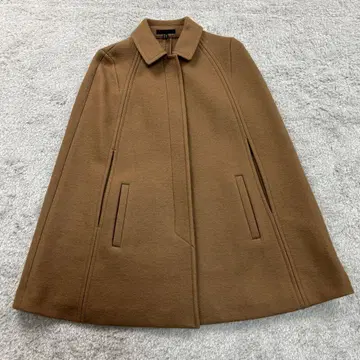 ICB Fitmore 울 라이크 케이프 코트 카멜 판초 완판템