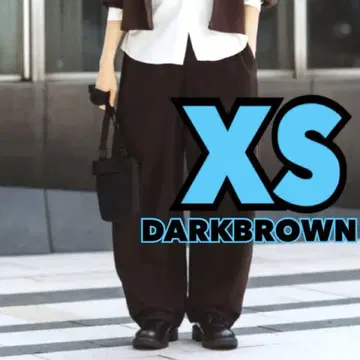 25AW 유니클로 유 브러쉬드 맨투맨 와이드 팬츠 다크 브라운 XS
