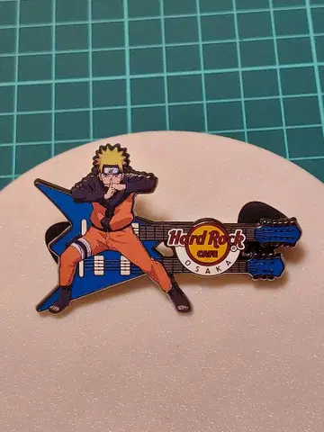 하드 록 카페 오사카 NARUTO 나루토 질풍전 콜라보 핀 배지