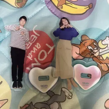 나가타 토모 나가타 마마 아크릴 스탠드 2개 세트 오모코로
