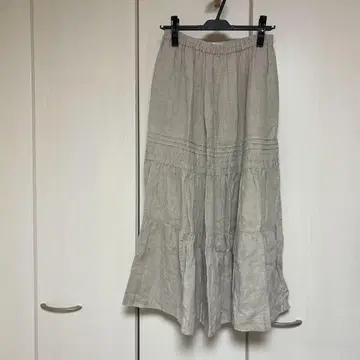 Bilitis 린넨 플레어 스커트 36