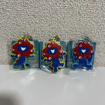 [ 3종 세트 ] 미야쿠미야쿠 러버 키링 간사이 만박
