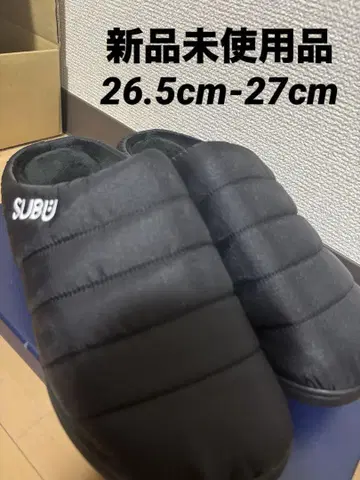 SUBU 샌들 블랙 26-27.5